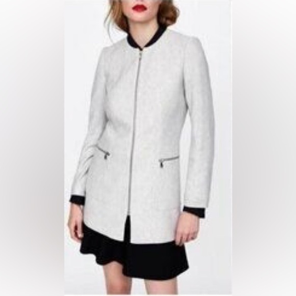 Zara Gray Jacket Size Small